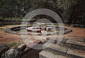 Ancient ruins of Magul maha vihara photo