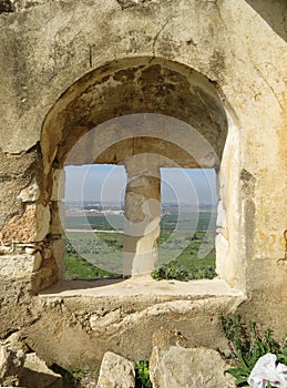 Ancient ruins of Migal Tsedek, Israel