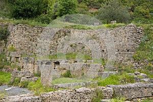 Ancient ruins Near Lousios river