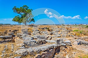 ancient ruins of Necropolis of Salamis near Famagusta, Cyprus