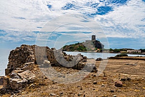 Ancient Ruins of Nora in Sardinia