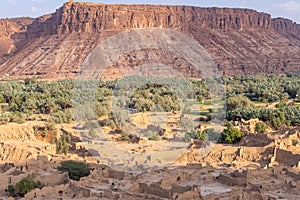 Ancient ruins in old town Al-Ula