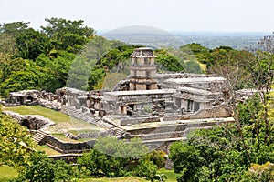 Ancient ruins in Palenque, Mexico
