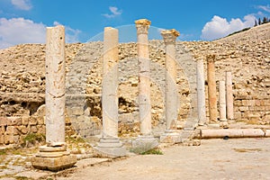 Ancient ruins of Pella Jordan