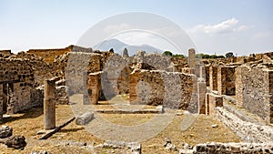 Ancient ruins at Pompeii, Italy