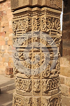 The ancient ruins of Qutb Minar India