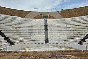 Ancient ruins of Roman Odeon, Patras, Peloponnese