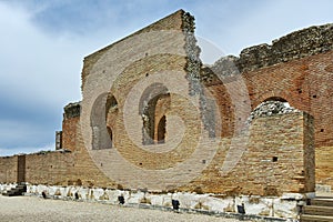 Ancient ruins of Roman Odeon, Patras, Peloponnese