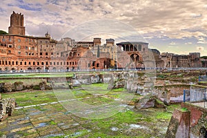 Ancient ruins. Rome, Italy.