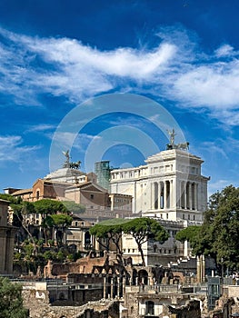 Ancient ruins, Rome, Italy