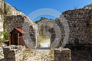 Ancient ruins of Saint Barbara church in town of Melnik, Bulgaria