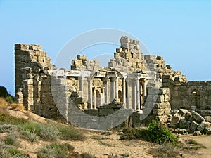 Ancient ruins, Side, Turkey