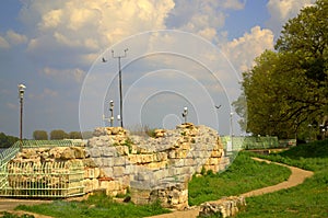 Ancient ruins of Silistra Bulgaria
