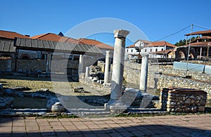 Ancient ruins - St.Panteleimon Monastery in Ohrid