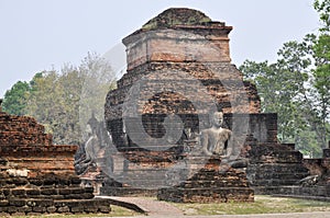 Ancient ruins in Sukhothai, Thailand