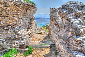 Ancient ruins in Tharros photo