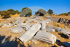 Ancient ruins in Troy Turkey