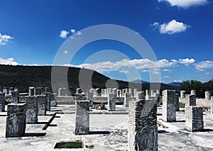 Ancient ruins. Tula de Allende, Hidalgo, Mexico photo