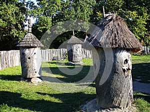 Ancient rural apiary photo