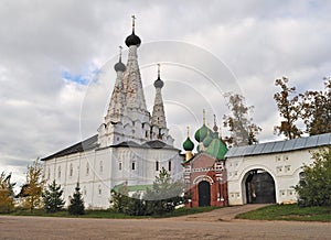 Ancient russian monastery in Uglich photo