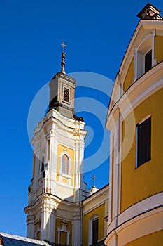 Ancient Saint Ignatius of Loyola and Stanislaus Kostka church former Jesuit Collegium. Jesuit Roman Catholic church