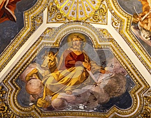 Ancient Saint Luke Fresco Basilica Santa Maria Maggiore Rome Italy
