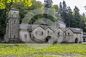 The ancient Sanctuary of the Madonna dell`Acero in Lizzano in Belvedere, Bologna, Italy