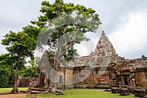 Ancient sand stone castle in history , Phanomrung castle