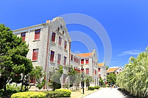 Ancient school building in xiamen university campus, adobe rgb