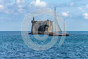 Scola Tower or of Saint John Baptist - Gulf of La Spezia Liguria Italy