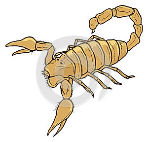 ancient scorpion dinosaur ancient vector illustration transparent background