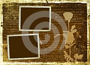 Ancient scratch abstract background with handwrite