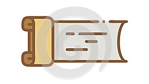 Ancient scroll document: historical record and traditional wisdom, vector design Generative AI