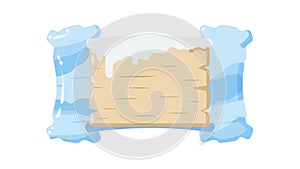 Ancient Scroll: Historical Document Treasure Map Element, vector design Generative AI