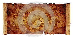 Ancient scroll map