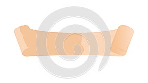 Ancient Scroll or Parchment Icon, History and Document Symbol, vector design Generative AI