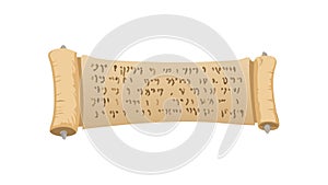 Ancient Scroll Text, Historical Document Papyrus, vector design Generative AI