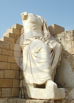 Ancient sculpture of Caesar