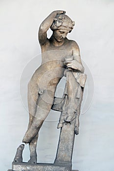 Ancient sculpture of Dionisio photo