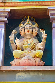 Ancient sculpture of the Hindu god Shiva. Negombo