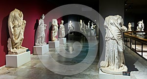 Ancient sculptures in Antalya Museum