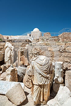 Ancient Sculptures in Djerba, Tunisia photo