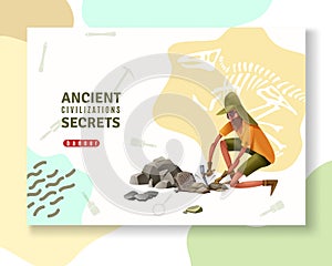 Ancient Secrets Archeology Banner