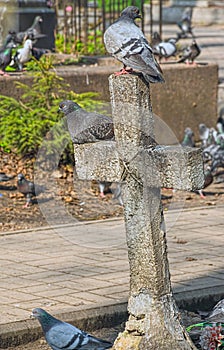 Ancient sepulchral cross