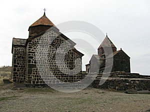 The ancient Sevanavank monastery, Sevan, Armenia