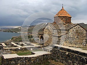 The ancient Sevanavank monastery, Sevan, Armenia