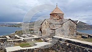 The ancient Sevanavank monastery, Sevan, Armenia