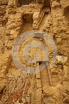 Ancient sewage with rectangular shape