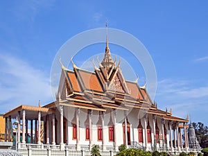 Ancient Silver Pagoda in Phnom Penh, Cambodia