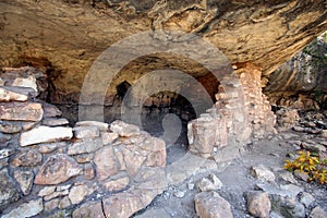 An Ancient Sinagua Cliff Dwelling